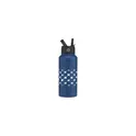 Variante bleu océan - Bouteille isotherme personnalisable Eddy RCS en acier inoxydable recycléavec logo