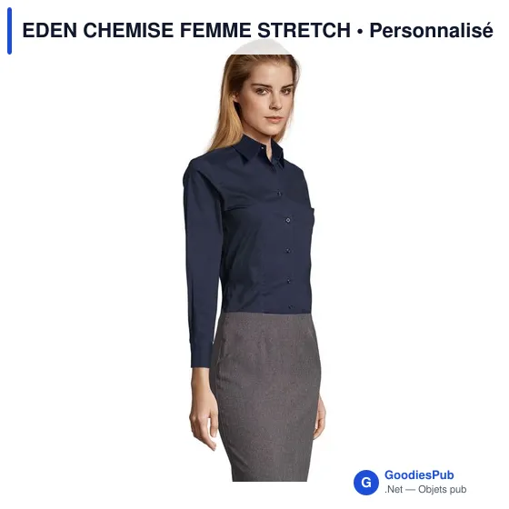 EDEN CHEMISE FEMME STRETCH - Image 12