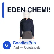 EDEN CHEMISE FEMME STRETCH - Miniature 4