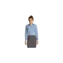 Variante bleu ciel vif - EDEN CHEMISE FEMME STRETCH
