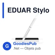 EDUAR Stylo touch twist en aluminium - Miniature 3
