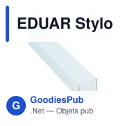 EDUAR Stylo touch twist en aluminium - Miniature 7