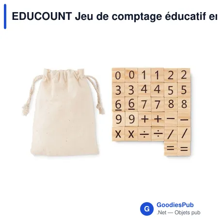 EDUCOUNT Jeu de comptage éducatif en bois