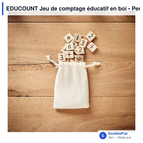 EDUCOUNT Jeu de comptage éducatif en bois - Image 3
