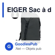 EIGER Sac à dos Polyester 190T - Miniature 1