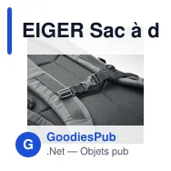EIGER Sac à dos Polyester 190T - Miniature 2