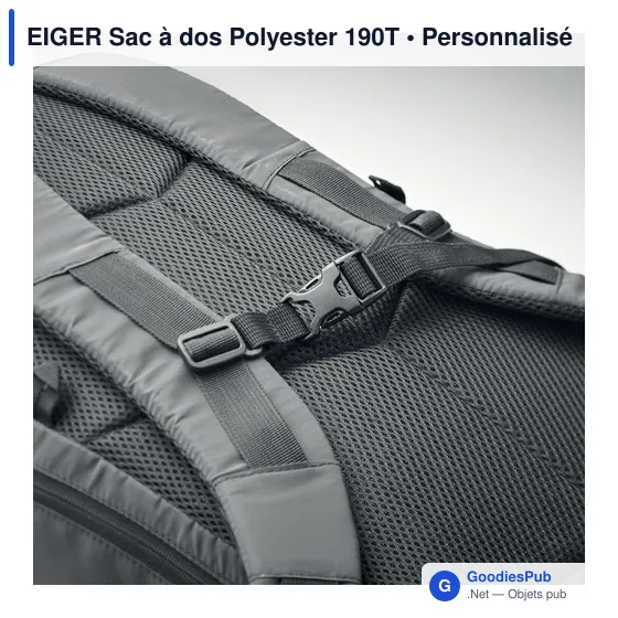 EIGER Sac à dos Polyester 190T - Image 2