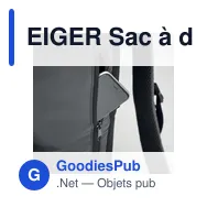 EIGER Sac à dos Polyester 190T - Miniature 3
