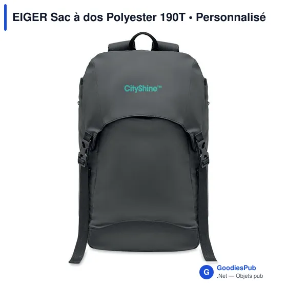 EIGER Sac à dos Polyester 190T - Image 6