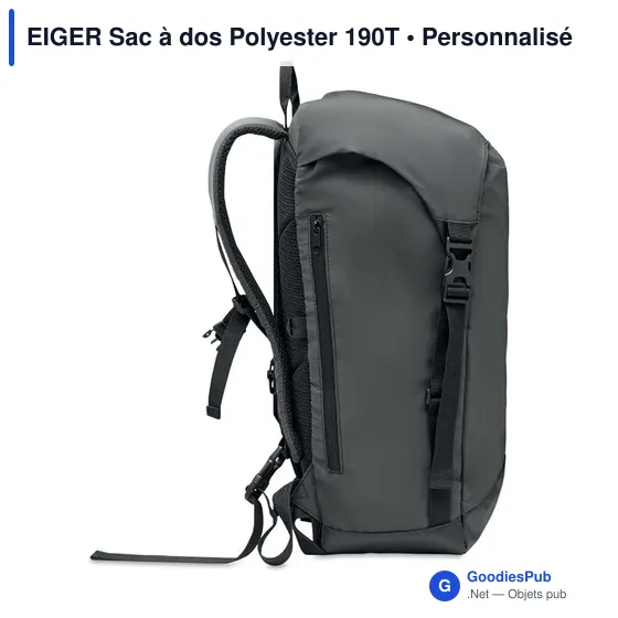 EIGER Sac à dos Polyester 190T - Image 7