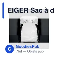 EIGER Sac à dos Polyester 190T - Miniature 8