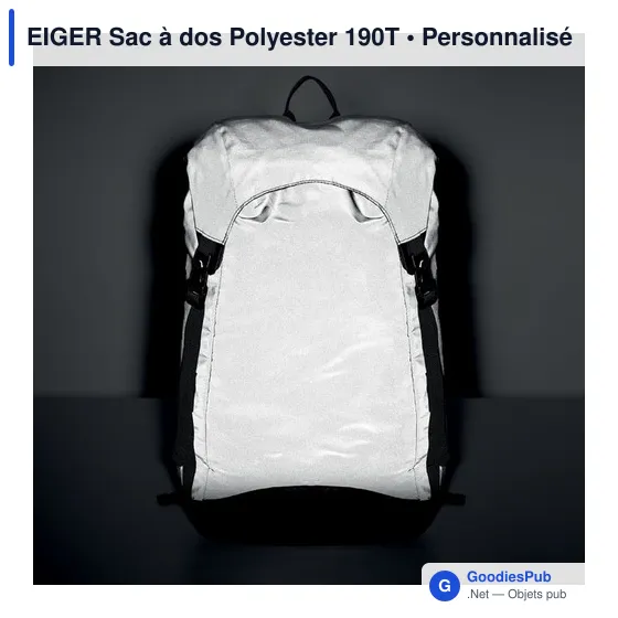 EIGER Sac à dos Polyester 190T - Image 8
