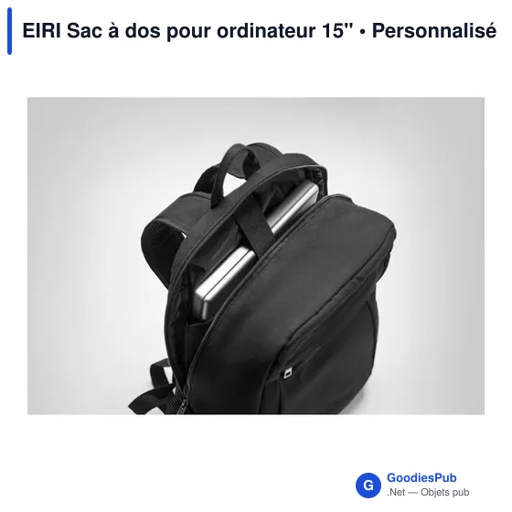 EIRI Sac à dos pour ordinateur 15" - Image 5
