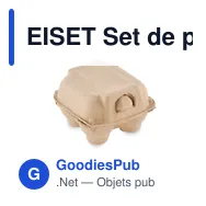 EISET Set de peinture d'oeufs en bois - Miniature 3