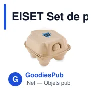 EISET Set de peinture d'oeufs en bois - Miniature 4