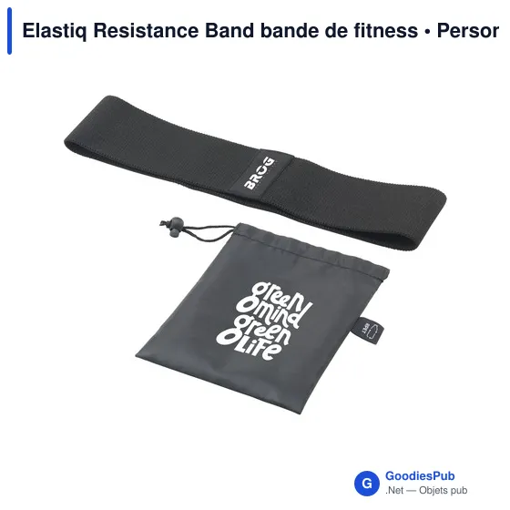 Bande de fitness personnalisable Elastiq Resistance Band avec logo - Image 4