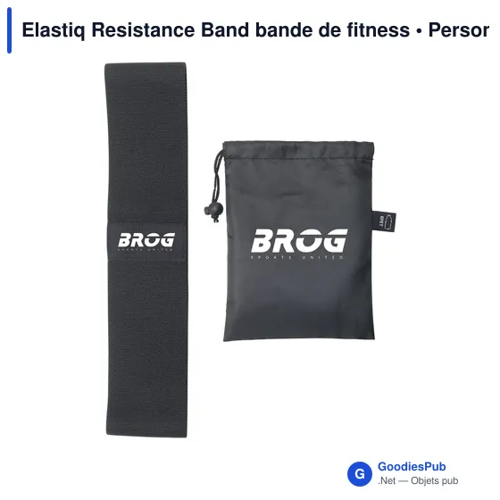 Bande de fitness personnalisable Elastiq Resistance Band avec logo - Image 5