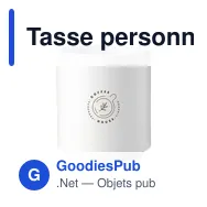 Tasse personnalisable Elba 200 ml avec logo - céramique - Miniature 3