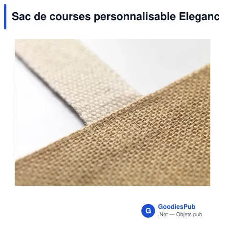 Sac de courses personnalisable Elegance Bag avec logo