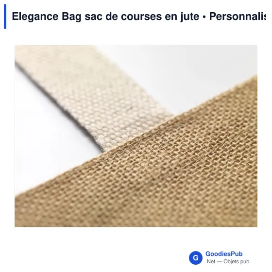 Sac de courses personnalisable Elegance Bag avec logo - Image 1