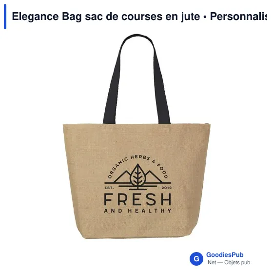 Sac de courses personnalisable Elegance Bag avec logo - Image 12