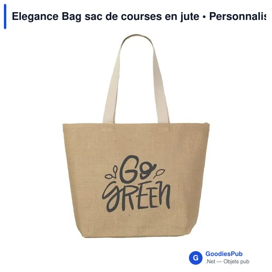 Sac de courses personnalisable Elegance Bag avec logo - Image 6