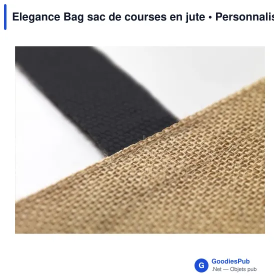 Sac de courses personnalisable Elegance Bag avec logo - Image 8