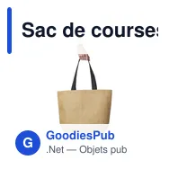Sac de courses personnalisable Elegance Bag avec logo - Miniature 9