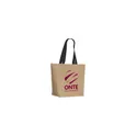 Variante noir - Sac de courses personnalisable Elegance Bag avec logo