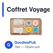 Coffret Voyage Vegan Unisexe personnalisable avec logo - Miniature 4