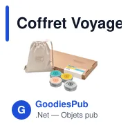 Coffret Voyage Vegan Unisexe personnalisable avec logo - Miniature 6