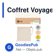 Coffret Voyage Vegan Unisexe personnalisable avec logo - Miniature 8