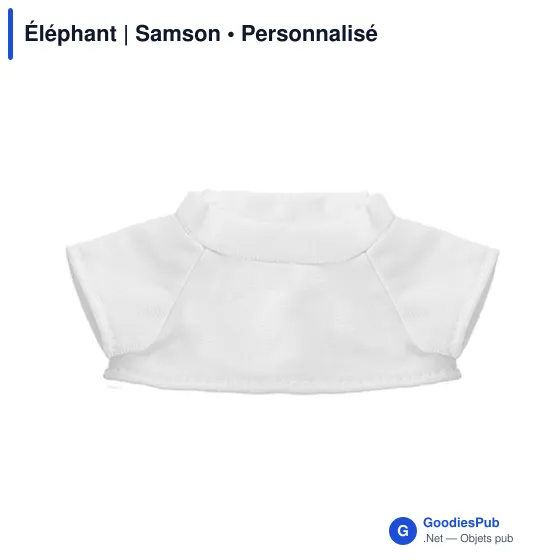 Peluche Éléphant personnalisable avec logo - Samson - Image 4