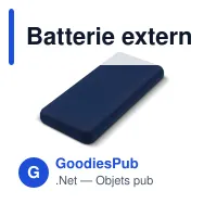 Batterie externe personnalisable 10000 mAh en ABS avec logo - Elite - Miniature 3