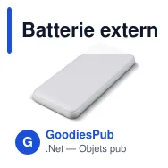 Batterie externe personnalisable 10000 mAh en ABS avec logo - Elite - Miniature 4