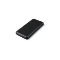 Variante Noir - Batterie externe personnalisable 10000 mAh en ABS avec logo - Elite
