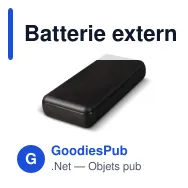 Batterie externe personnalisable grande capacité 16000 mAh avec logo - Elite - Miniature 3