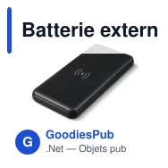 Batterie externe personnalisable avec chargeur sans fil 8000 mAh et logo - Elite - Miniature 4