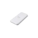 Variante Blanc - Batterie externe personnalisable avec chargeur sans fil 8000 mAh et logo - Elite