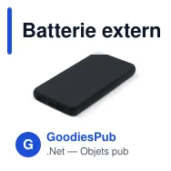 Batterie externe personnalisable soft touch 8000 mAh avec logo - Elite - Miniature 5