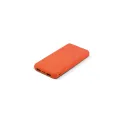 Variante Orange - Batterie externe personnalisable soft touch 8000 mAh avec logo - Elite