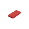 Variante Rouge - Batterie externe personnalisable soft touch 8000 mAh avec logo - Elite
