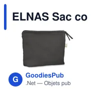 ELNAS Sac cosmétique 320 gr/m² - Miniature 1