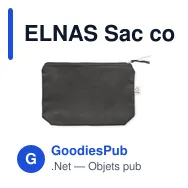 ELNAS Sac cosmétique 320 gr/m² - Miniature 2