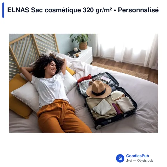 ELNAS Sac cosmétique 320 gr/m² - Image 11