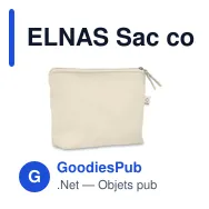 ELNAS Sac cosmétique 320 gr/m² - Miniature 12