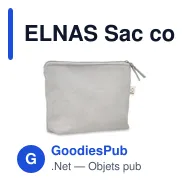 ELNAS Sac cosmétique 320 gr/m² - Miniature 5