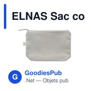 ELNAS Sac cosmétique 320 gr/m² - Miniature 7