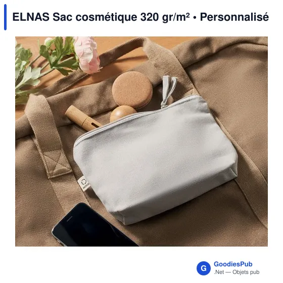 ELNAS Sac cosmétique 320 gr/m² - Image 8