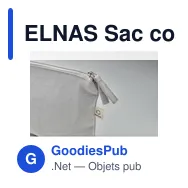 ELNAS Sac cosmétique 320 gr/m² - Miniature 9
